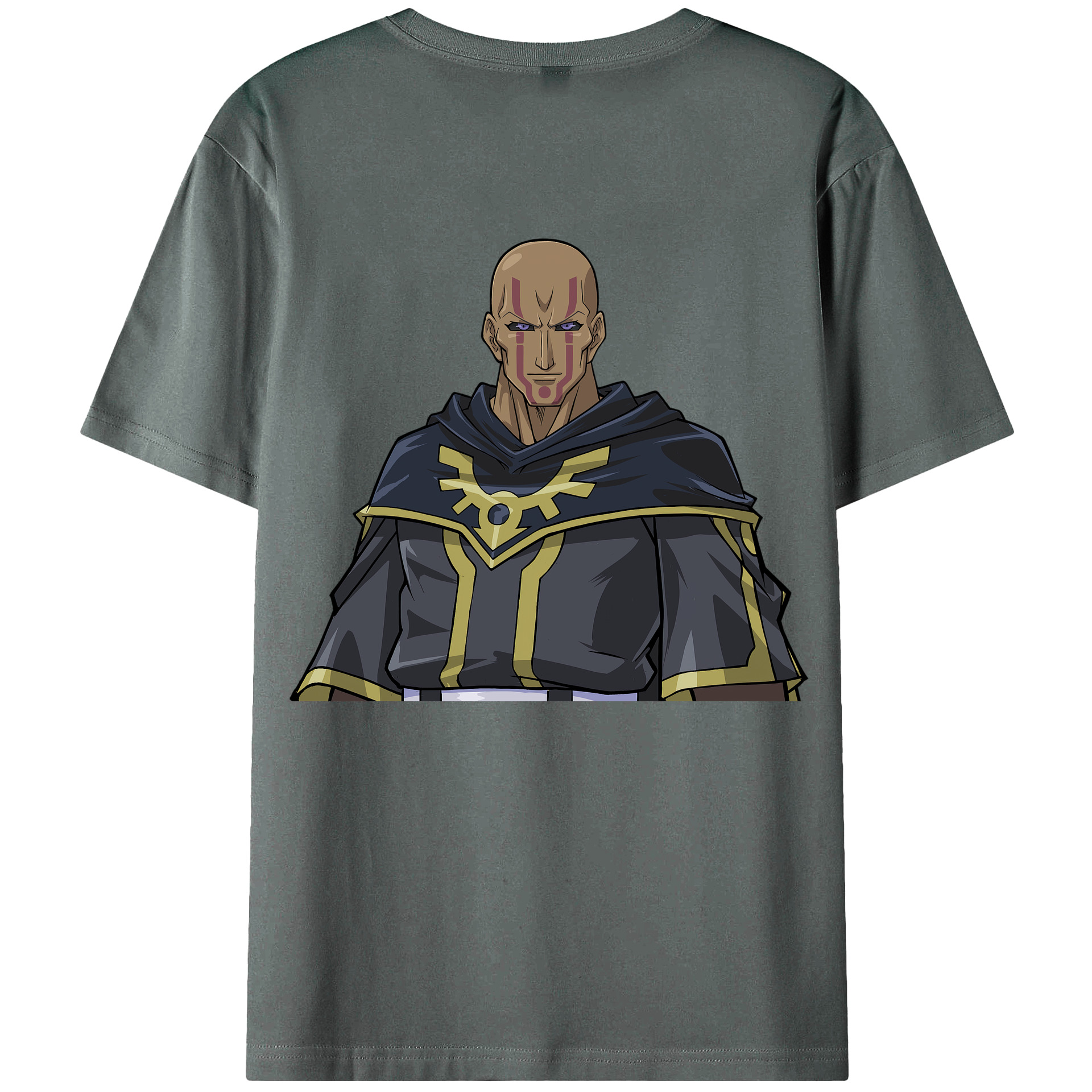 （画像用） 遊☆戯☆王 Yu-Gi-Oh! 綿100％ メンズ半袖Tシャツ（バックプリント） 通気性